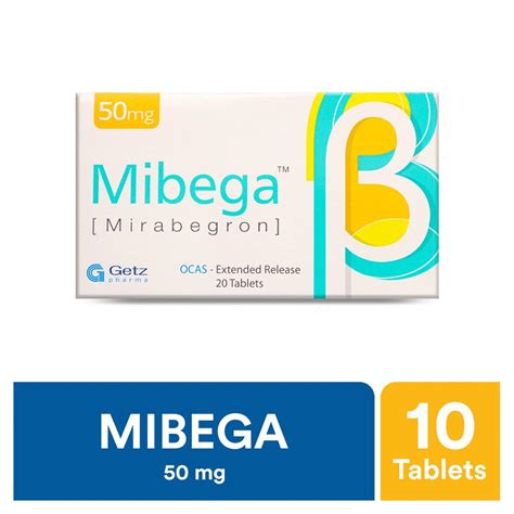 Mibega Tablets 25mg Tablets 20s Pack Size 2 X 10s Buy Online At Dvago®