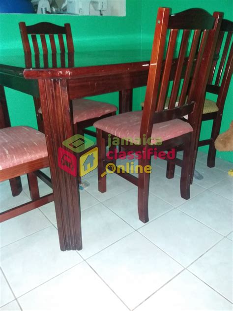 Tuck a round table with a pedestal base into a corner for a snug eating area. Dining Table Set- (Single Bed & Loveseat Below) for sale ...