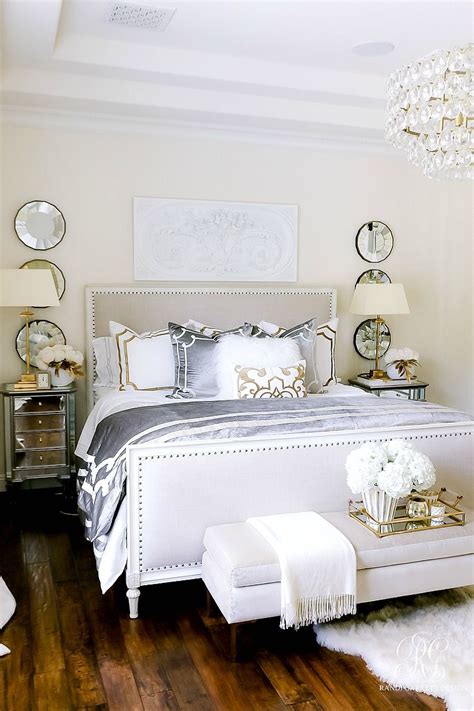 Luxurious Silver And Gold Fall Bedroom Randi Garrett Design In 2021