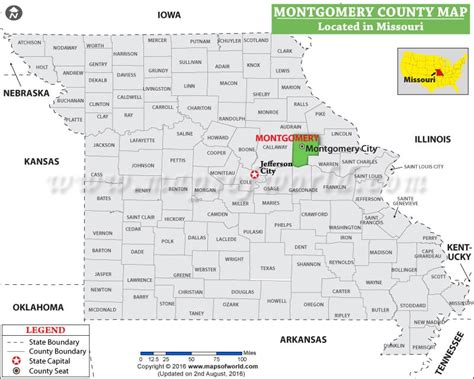 Montgomery County Map Missouri