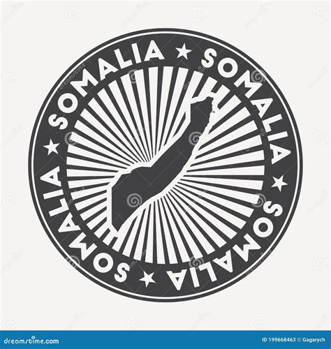Somalia Round Logo Stock Vector Illustration Of Globe 199668463