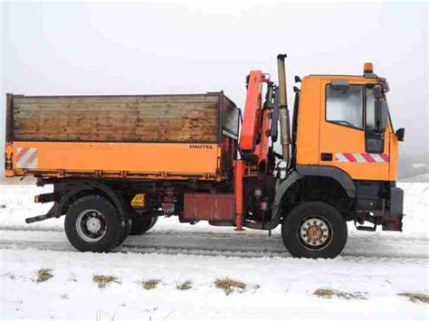 Tag your truck photos with #iveco bit.ly/3gwzyvc. LKW Iveco Euro Trakker Kipper mit Kran und - Nutzfahrzeuge ...