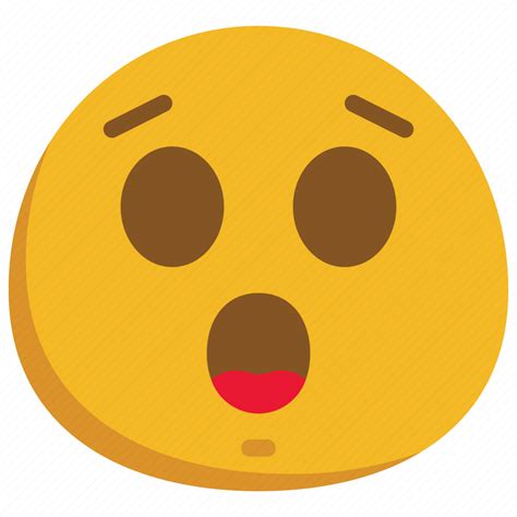 Shocked Emoticon Smiley Shock Shook Icon Download On Iconfinder