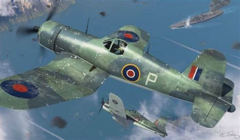 Vought Corsair Mk Ii Faa Hms Formidable 1944 Digital Art By Adam
