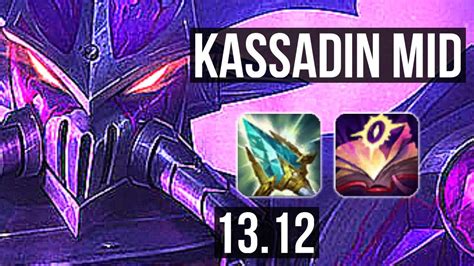 KASSADIN Vs KAI SA MID 4 0 4 70 Winrate EUW Master 13 12