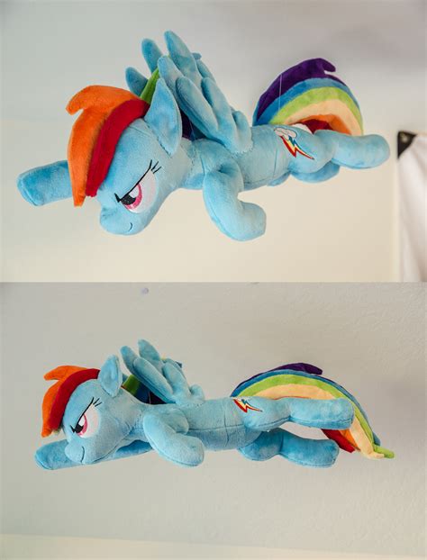 Flying Rainbow Dash Plush By Makeshiftwings30 On Deviantart