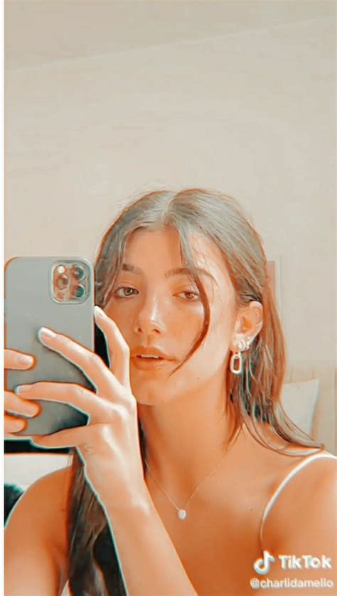 Charli Damelio Colored Pic Charli D Amelio Mirror Selfie Selfie