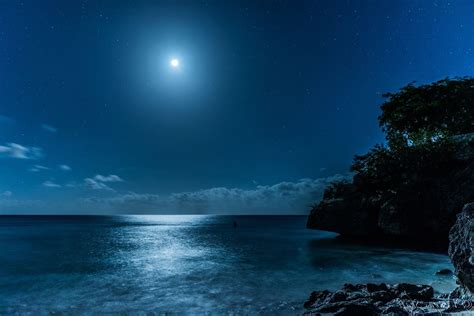 Island At Night Wallpaper Wallpapers Gallery