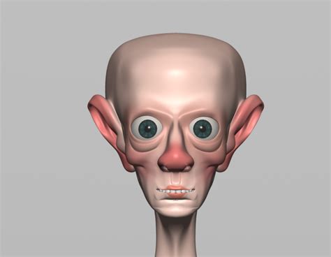 man cartoon 3d model turbosquid 1214726