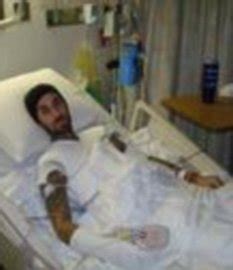 The survivors, musician travis barker and disc jockey adam dj am goldstein, were critically injured.5 the jet had been due to fly barker, goldstein, and their entourage to van nuys, california, after barker and goldstein escaped the plane and told first responders four others were on board. DJ AM reveals his shorn head and burns after surviving ...