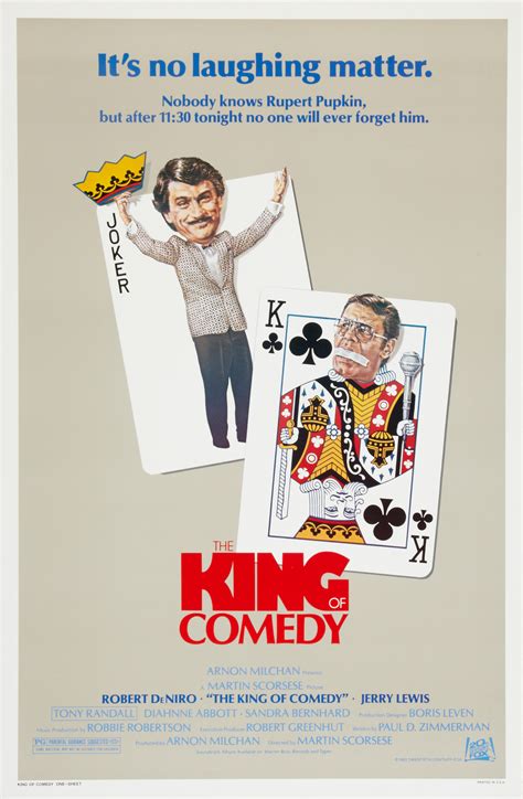The King Of Comedy Mega Sized Movie Poster Image Imp Awards