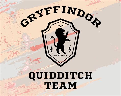 Gryffindor quidditch svg dxf png Harry potter svg png | Etsy