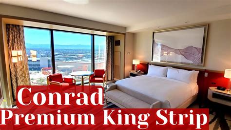 Conrad Las Vegas At Resorts World Premium King Room Strip View Youtube
