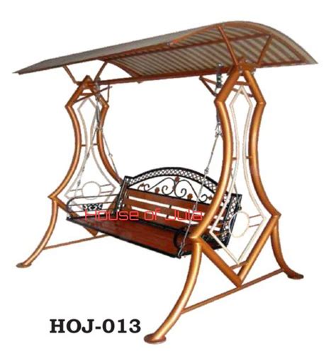 iron modern hoj 013 outdoor garden swing size 75 x 62 x 83 inch l x w x h at rs 28500 in