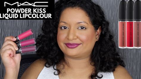 Mac Powder Kiss Liquid Lipcolour Review Youtube