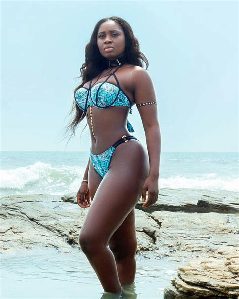 Hot Shots Gambias Curvy Princess Shingle In Hot Swimwear Pics 100
