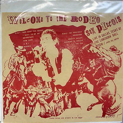 Sex Pistols Welcome To The Rodeo 1980 Vinyl Discogs