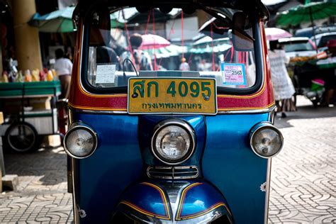 Tuk Tuk Parked Near Tha Tien Pier Thailand Boxman Fotologue
