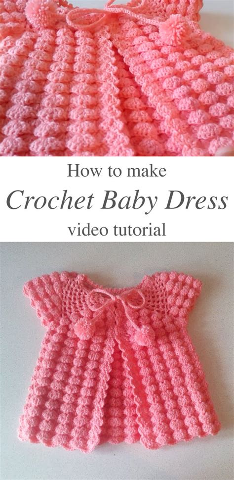 Easy Crochet Baby Dress Beginner Level