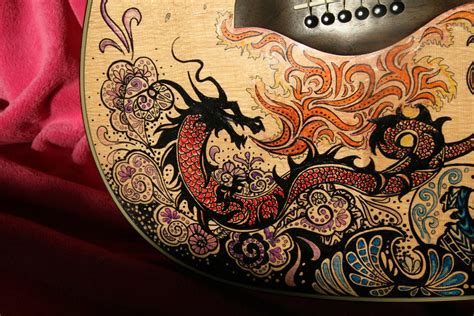 Guitar Dragon By Vivsters On Deviantart