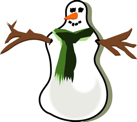 Schneemann Weihnachten Winter Kostenlose Vektorgrafik Auf Pixabay