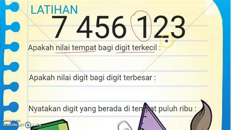 Matematik Tahun 6 Eksplorasi Nombor Nilai Tempat Nilai Digit Dan