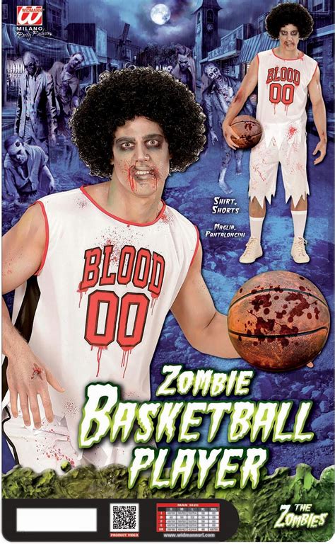 widmannadult zombie basketball player costume ceny i opinie ceneo pl