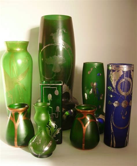 Jugendstil Glass Goldberg Harrach