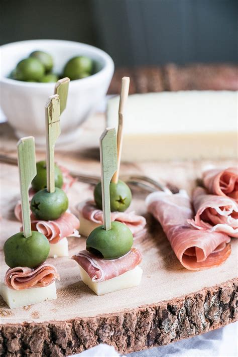 Manchego Cheese Ham And Olive Bites My Kitchen Love