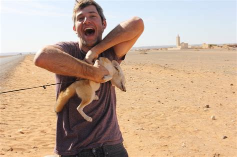 Petting A Fennec Fox In The Sahara Desert