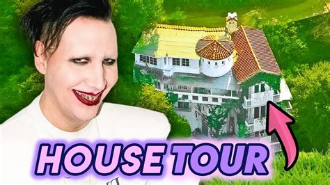 marilyn manson house tour 2020 hollywood hills mansion and his ‘dark lair