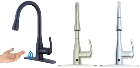 I picked up the flow motion activated kitchen faucet from home depot on sale. Single-Handle Pull-Down Sprayer Kitchen Faucet with Motion ...