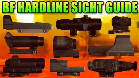 Battlefield Hardline Sight Guide What Is The Best Scope Bfh Beta