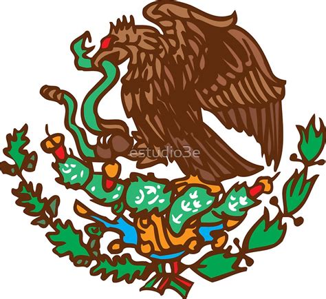 Maybe you would like to learn more about one of these? "Mexico Eagle - Coat of Arms - Escudo Mexicano" Stickers ...