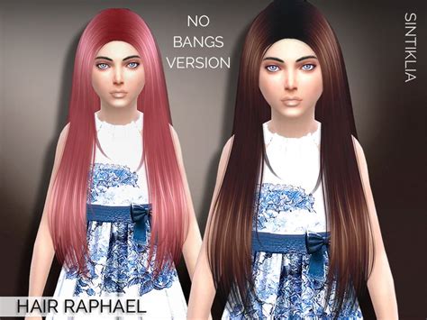 Female And Male Long Hair For Children Found In Tsr Category Sims 4