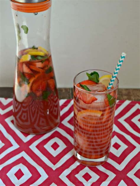 Strawberry Hibiscus Iced Tea Hezzi Ds Books And Cooks