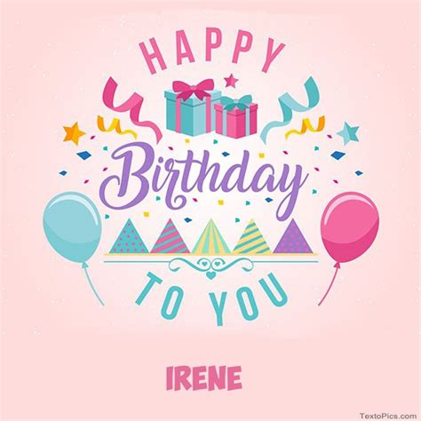 Happy Birthday Irene Pictures Congratulations