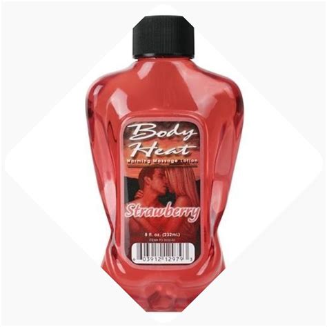 body heat warming massage lotion 8 fl oz strawberry massage lotion lotion body heat