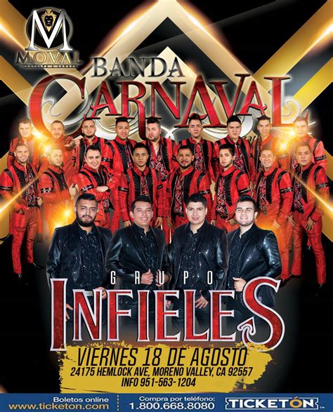 Banda Carnaval Moreno Valley Tickets Boletos Moval Nightclub