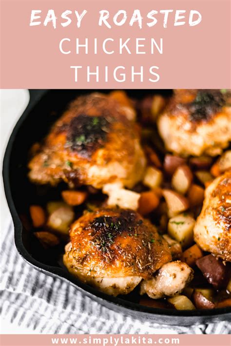 Roasted Chicken Thighs With Potatoes And Carrots Recipe Roasted