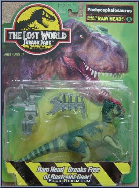 Kenner Jurassic Park The Lost World Pachycephalosaurus Ram Head 1996 Jurassic World Dinosaur