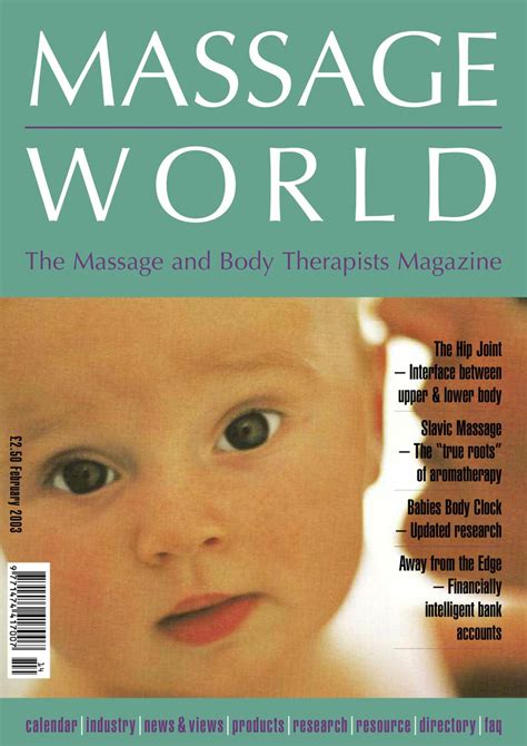 Massage World Magazine Issue 13 Magazine Get Your Digital Subscription