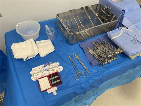 Umbilical Hernia Repair Mayo Stand And Back Table Setup Cstsetup