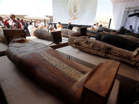 egypt unveils 59 ancient coffins in major archaeological discovery news photos gulf news