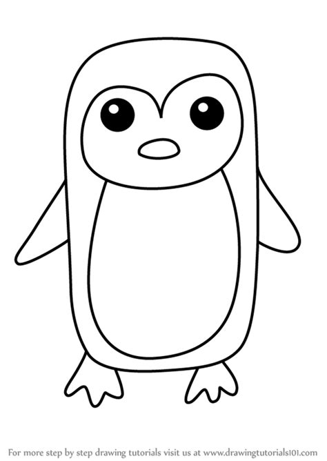 Learn drawing with our simple and easy how to draw steps. Learn How to Draw a Penguin for Kids Easy (Animals for ...