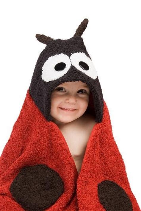 Animal Hooded Towels For Children Ladybug Hooded Towel 35 10 Shipping
