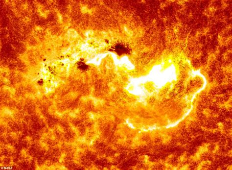 Sun Unleashes Massive Solar Flare Seven Times The Size Of The Earth