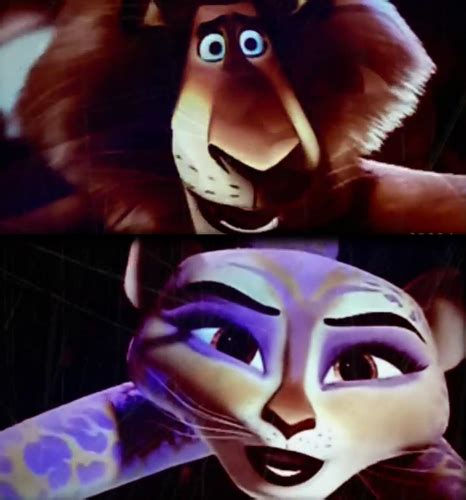 Madagascar 3 Alex And Gia Kiss