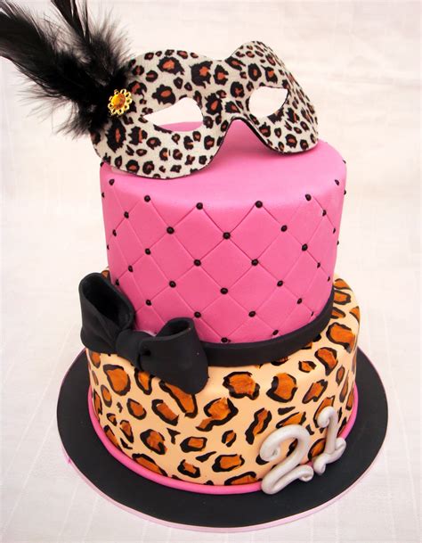 Leopard Print Cakes Decoration Ideas Little Birthday Cakes