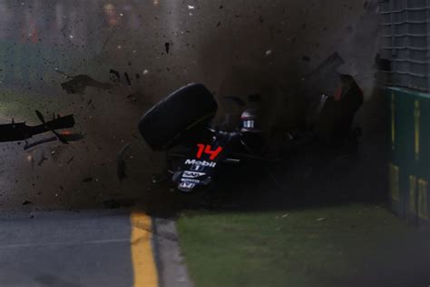 Fernando Alonso Escapes Horrific Crash With Esteban Gutierrez F1